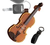 Petit Porte-clés Violon - Pendentif Porte-clés Bijoux En Cuir | Charme De Sac À Main D’instrument De Musique Pour Hommes Femmes | Fête D'anniversaire Ďe Remise Đe Diplôme, Cadeau Ď́e Violon Miniature,