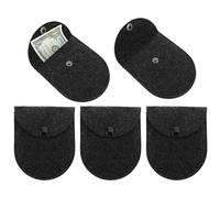 Petit Porte-Monnaie - 5 Pièces Pochette de Rangement en Feutre - Portefeuille Imperméable, Organisateur Moderne pour Bijoux, Cosmétiques, Argent, Boucles d'oreille, Barrettes Et Rouge À Lèvres