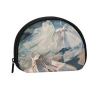 Petit porte-monnaie avec imprimé chaussure de ballet - Mini porte-monnaie - Poche à monnaie pour un usage quotidien et cadeaux, Noir , Taille unique, Pochette à monnaie