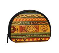 Petit porte-monnaie avec motifs nationaux africains - Pour un usage quotidien et des cadeaux, Noir , Taille unique, Pochette à monnaie