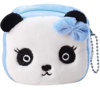Petit porte-monnaie bleu, mignon panda animal petit porte-monnaie à fermeture éclair cadeau d'anniversaire enfants femmes porte-monnaie et pochettes organisateurs d'argent, bleu, Panda