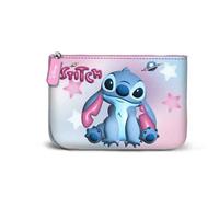 Disney Lilo et Stitch Cosmic-Petit Porte-Monnaie Carré, Rose, 13 x 10 cm
