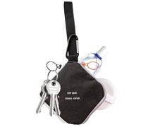 Petit porte-monnaie Compact multifonctionnel, portefeuille à crochet Portable pour cosmétiques, accessoires d'argent liquide, crochet pivotant conçu | Voyage de célébration des fêtes Stockage quotidie