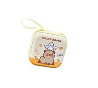 Petit Porte-Monnaie en Fer Blanc avec Imprimé Capybara Conteneur De Monnaie Pratique en Métal pour Un Usage Quotidien Voyage Ou Shopping Capybara Coin Purse