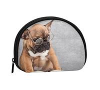 Petit porte-monnaie imprimé Antelope Canyon avec fermeture éclair léger pour pièces de monnaie, clés, écouteurs, Chien carlin, One Size, Pochette à monnaie