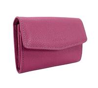 Petit Porte Monnaie Katana en Cuir grainé réf 953058 (11 Couleurs Disponible) (Fuchsia)
