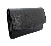 Petit Porte Monnaie Katana en Cuir grainé réf 953058 (11 Couleurs Disponible) (Noir)