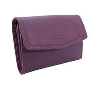 Petit Porte Monnaie Katana en Cuir grainé réf 953058 (11 Couleurs Disponible) (Violet)