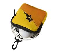 Petit porte-monnaie portable en forme de chat avec porte-clés - Idéal pour changer, clés, argent, écouteurs pour femmes, filles, amoureux de chats, voyage, école, bureau extérieur