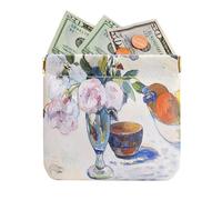 Petit Porte-Monnaie,Portefeuille Élégant À Ouvrir en Pressant | Petit Porte-Monnaie Design Aquarelle,pour Clés Cartes Argent Billets Femme Adolescent Petite Amie Voyage Organisateur