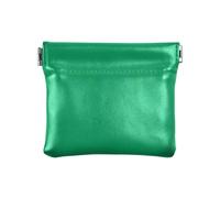 Petit porte-monnaie pour femme, porte-monnaie en cuir PU violet pâle, organisateur de portefeuille portable, Vert paon, one size, Vert paon