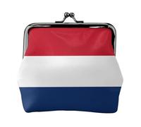 Petit porte-monnaie rectangulaire pour femme avec drapeau néerlandais, pochette à monnaie rectangulaire, format de poche, mini porte-monnaie pour femme