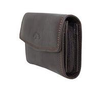 Petit Porte Monnaie Unisexe Katana en Cuir Sauvage réf 753058 (4 coul.disp.) (Choco)