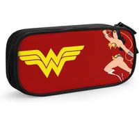 Petit Porte-Monnaie Wonder Woman En Toile Avec Fermeture Éclair Pour Ranger Les Pièces, Les Clés, Le Maquillage