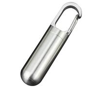 Petit porte-pilules, mini porte-clés, conteneur compact, étanche, simple organisateur de sacs, porte-médecine de voyage portable pour hommes et femmes, extérieur, camping, randonnée