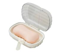 Petit porte-savon de voyage - Porte-savon de voyage - Porte-savon anti-fuite - Porte-savon facile à nettoyer avec mousqueton et couvercle - Porte-savon portable avec couche d'égouttement pour riz