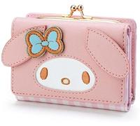 Petit portefeuille court en cuir pour femme avec personnage de dessin animé, rose, Small