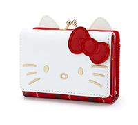 Petit portefeuille court en cuir pour femme avec personnage de dessin animé, Rouge, Small