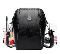 Petit portefeuille de téléphone portable pour femme, noir, Consulte la descripción