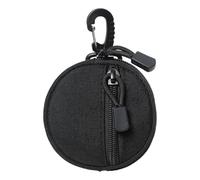 Petit Portefeuille - Porte-Monnaie Compact avec Fermeture éclair et Porte-clés pour Les déplacements | Mini Poche Ronde pour écouteurs, Argent, Cartes et Petits Objets, idéal pour Le Shopping, la