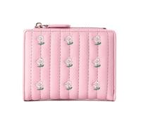 Petit portefeuille pour fille - Jolie fleur - Porte-monnaie court avec fermeture éclair - Portefeuille tendance - Pratique - Porte-cartes court - Jolie fleur - Petit pour le quotidien, a, Beauté de