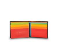 Petit portefeuille pour homme en cuir multicolore signé DUDU Noir