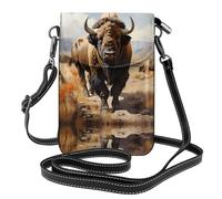 Petit portefeuille pour téléphone à bandoulière avec rabat - Parfait pour le shopping, les voyages et une utilisation quotidienne.