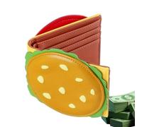 petit portefeuille - Support à deux volets en cuir synthétique pour organiser, panier antivol avec plusieurs fentes de précision et poche intégrée pour pièces de monnaie pour la plage, les