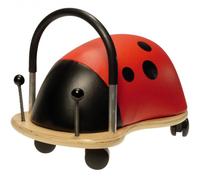 Petit porteur coccinelle rouge, noir TU