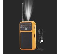 Petit Poste Radio Portable AM FM | Appareil Radio AM FM Léger,Multifonction avec Lampe de Poche Compacte pour Randonnée Camping Voyage Maison
