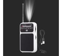 Petit Poste Radio Portable AM FM | Radio FM AM à Piles,Multifonction avec Lampe de Poche Compacte pour Randonnée Camping Voyage Maison