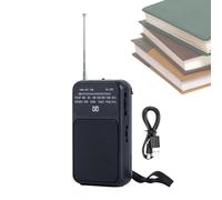 Petit Poste Radio Portable AM FM - Radio FM AM à Piles | Multifonction avec Lampe de Poche Compacte pour Randonnée Camping Voyage Maison