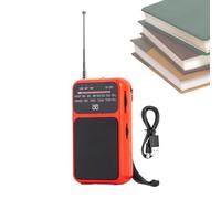 Petit Poste Radio Portable AM FM,Radio FM AM Portable Utilisation Extérieure | avec Lampe Torche Compacte Polyvalente Outil de Secours Camping Randonnée Voyage Maison Activités Extérieures