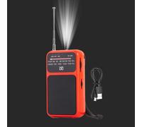 Petit Poste Radio Portable AM FM,Radio FM AM Portable Utilisation Extérieure - Compact avec Lampe Torche Multifonction Outil de Survie pour Camping Randonnée Activités Extérieures Voyage Accompagnemen