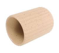 Petit Pot à Ustensiles en Céramique Khaki, Style Rétro pour Bar à Café | Finition Lustrée, Fabrication Artisanale, Organise Cuillères et Agitateurs, pour Station Café et Comptoir Tea