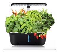 Petit pot de fleurs d'intérieur pour la maison - Cultivez des légumes et des herbes, système de culture hydroponique à lumière LE