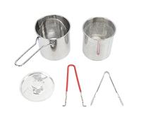 Petit Pot de Friteuse en Acier Inoxydable Durable avec Petit Port de Friture de Cuisine à économie D'huile de Type Olecranon de Japonais pour la Cuisine (2#)