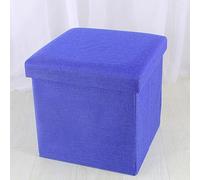Petit pouf de rangement pliable pour canapé, repose-pieds rembourré avec conteneur, idéal pour le salon et la chambre à coucher, 40 x 25 x 25 cm, design peu encombrant