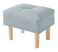 Petit Pouf Ottoman,Chaise Avec Siège Rembourré En Éponge,Repose-Pieds,Tabouret Bas En Bois Pour Chambre À Coucher,Salon,Entr[CA142]