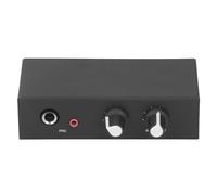 Petit Préamplificateur de Son Stéréo Domestique avec Bouton Indépendant, Ampli de Casque Micro pour Phonographe Platine Phono, DC5 à 12V