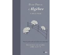 Petit précis d'algèbre à déguster