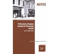 Petit Précis D'histoire Sociale De L'économie Sociale