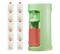 Petit presse-purée portable sans compression, kit de sachets alimentaires rechargeables, petit récipient portable pour purée de fruits pour aliments faits maison pour