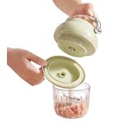 Petit processeur d'aliments - 350 ml Ustensiles de cuisine antidérapants avec poignée, processeur de viande et hachoir à légumes, petit ail, chili, cuisine, maison, restaurant, rural, camping