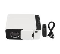 Petit Projecteur, Projecteur de Film HD 4K, Correction Trapézoïdale, Mise au Point électrique BT 5.4, Projecteur de Film de Cinéma Maison Portable pour Android 13 (Prise UE)