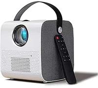 Petit projecteur, vidéoprojecteur 8000 lumens, écran 1080P Pris en Charge 210", Compatible avec téléphone, Ordinateur, Ordinateur Portable, USB, HDMI