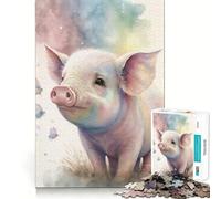Petit Puzzle Mignon pour Adolescents, 1000 pièces, idéal pour stimuler la mémoire, se détendre et créer Un Cadeau Parfait 38x52cm