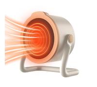Petit Radiateur d'Appoint | Chauffage d'Appoint 500W Ventilateur pour Camping | Chauffage Rapide 2 Modes pour Hiver Chambre Salon Bureau Camping Car Étude Travail Intérieur Extérieur Voyage | Utilisat