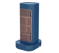 Petit Radiateur De Bureau 1300W Avec Tête Secouable, En Céramique, Chauffage Rapide, Chauffage Électrique Intelligent For La Maison Facile à Utiliser(Blue)