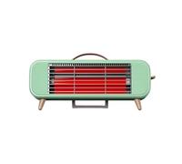 Petit Radiateur Électrique À Quartz, Lumière Rouge, Ligne De Plinthe Solaire, Poêle Cuisson, Mini Ventilateur Bureau Domestique, Chauffage L'espace Énergie Silencieuse(350W Green)